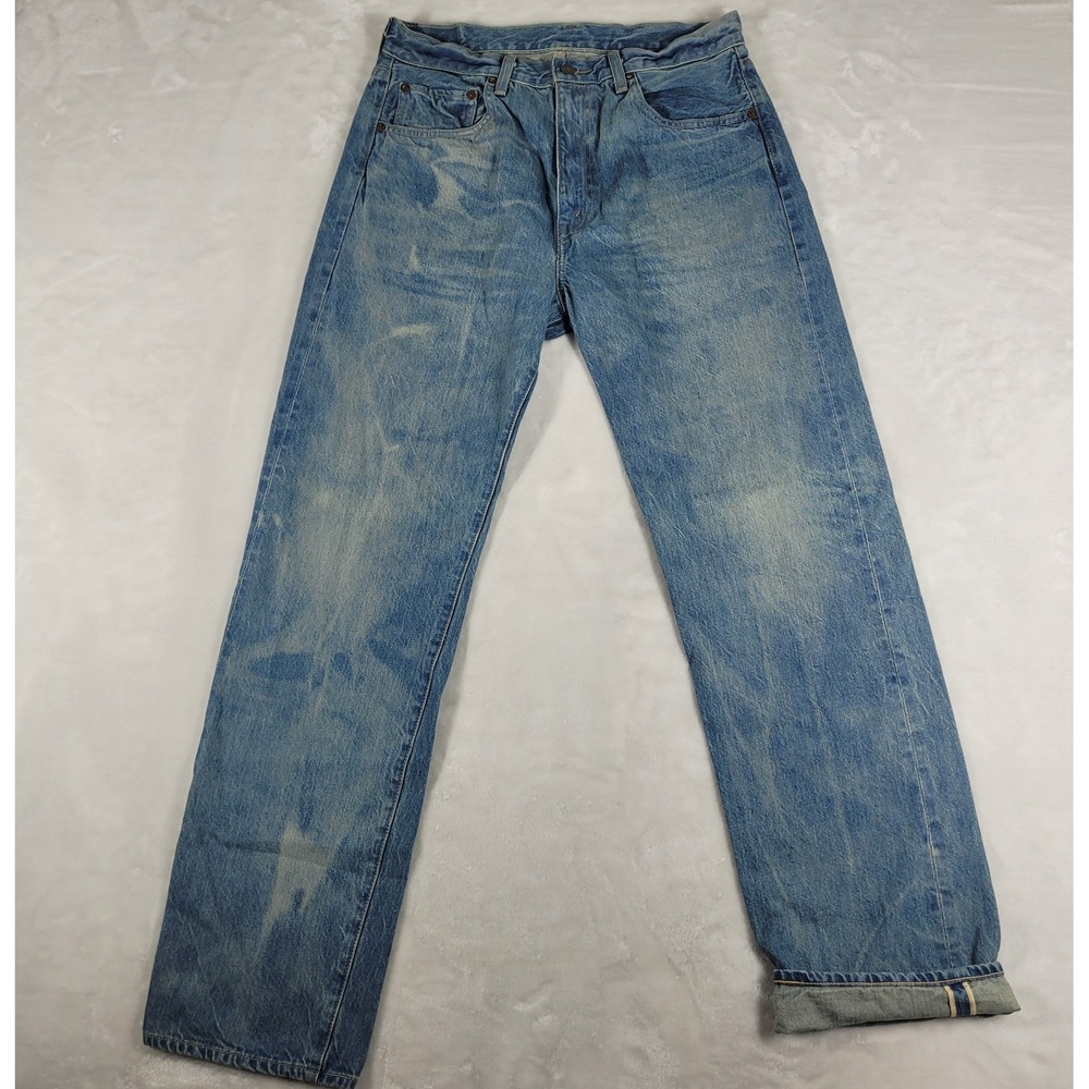 Levi's 501Z XX‎ LVC Selvedge Sample Jeans Men's 32x32 Blue Talon Zip Big E Japan